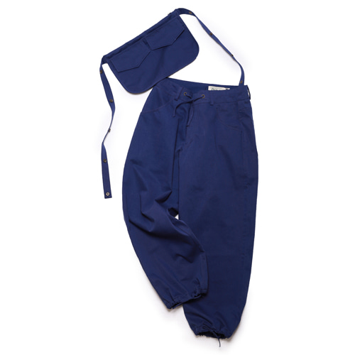 Dublin Cozy Wide Pants + Penny Bag(Blue)